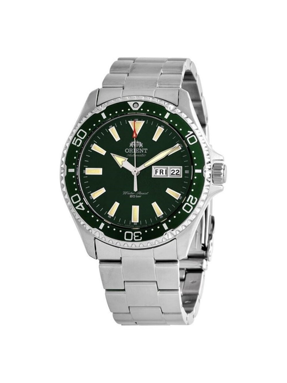 NWT Orient Kamasu Automatic Green Dial Men's Watch